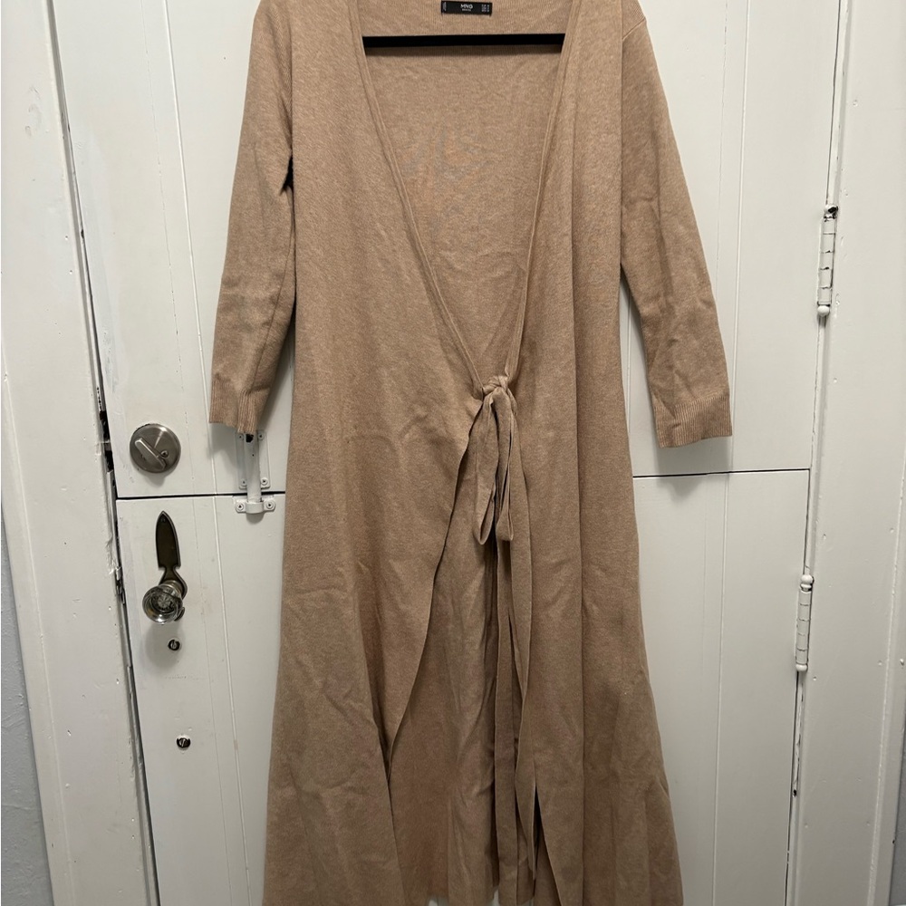 Ming Elegant Tan Women's Wrap Dress